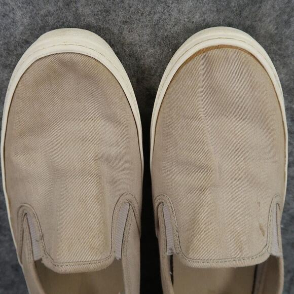Old Navy Shoes Womens 7 Sneakers Slip On Casual Canvas Flats Comfort Taupe 1994 - Picture 7 of 12